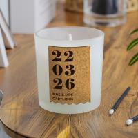 Personalised Anniversary Cork Label Jar Candle Extra Image 3 Preview
